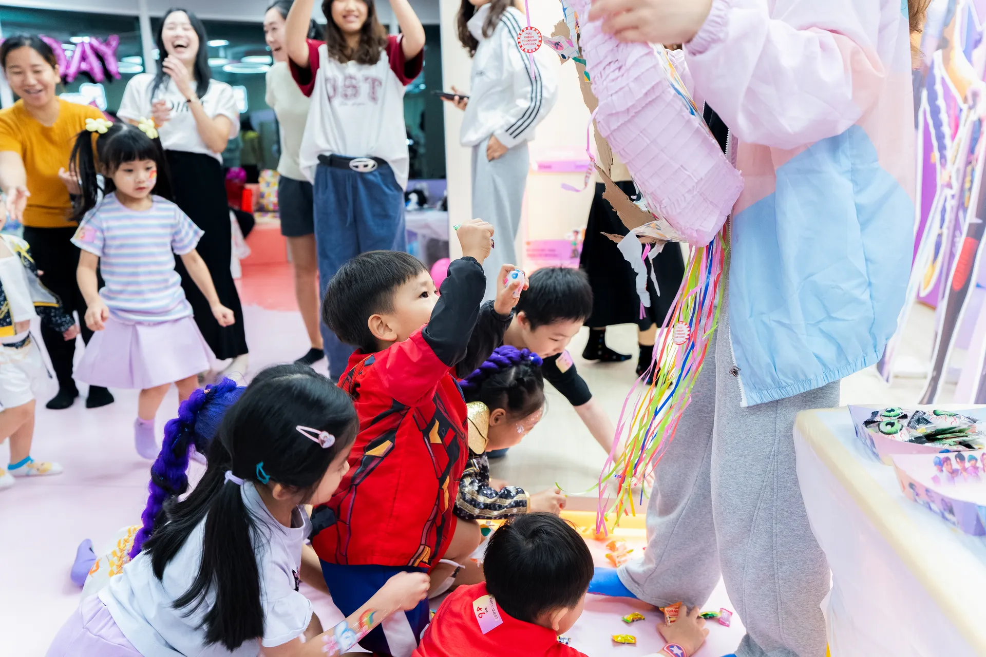 Children watching magic