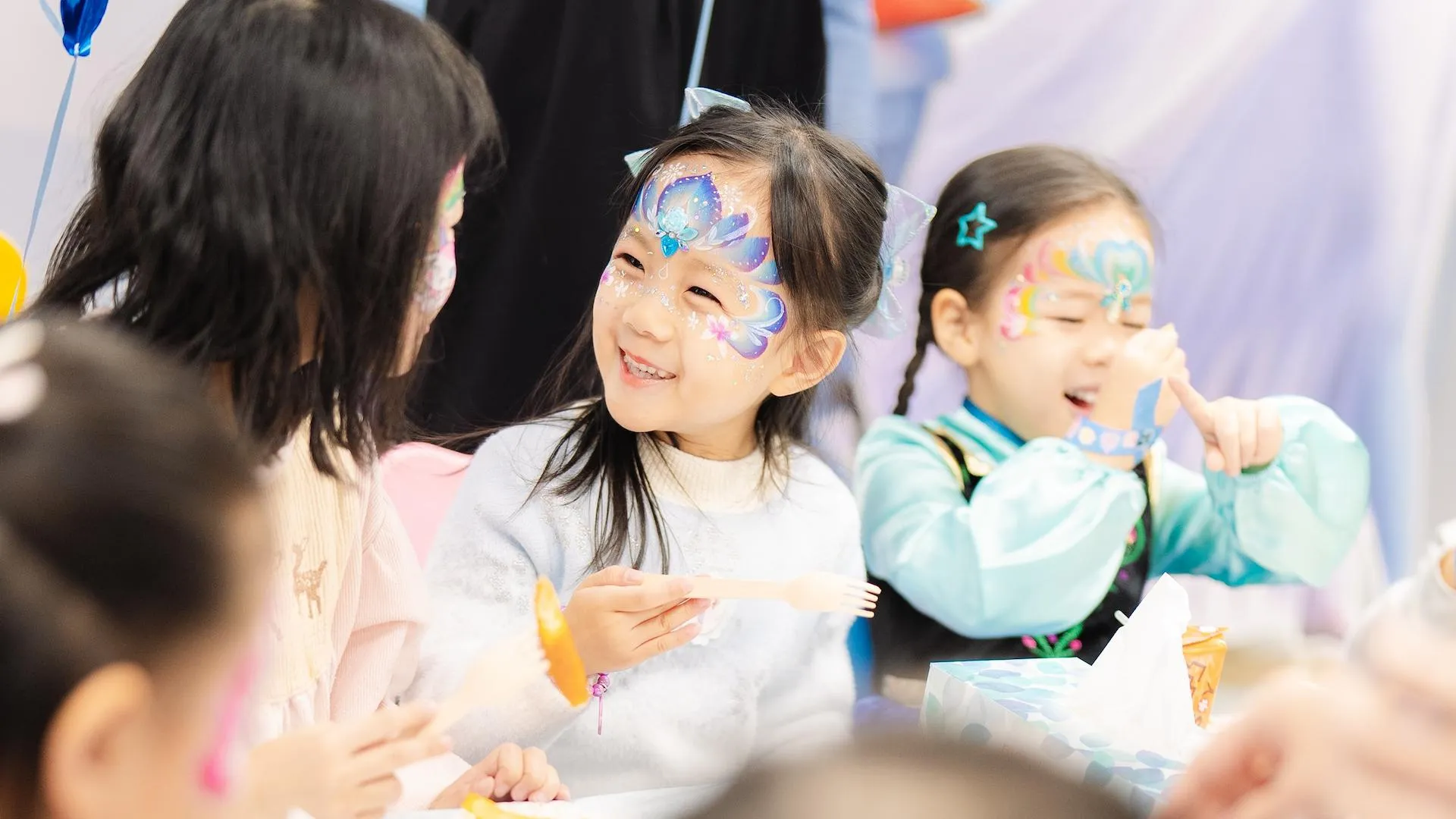 Kidstation birthday party setup